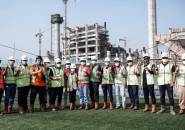 Anies Baswedan Tinjau Pembangunan Stadion Jakarta Internasional
