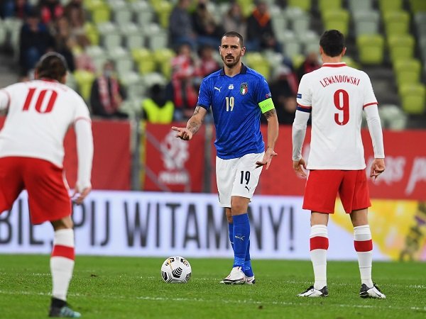 Italia jamu Polandia dalam pertandingan UEFA Nations League.