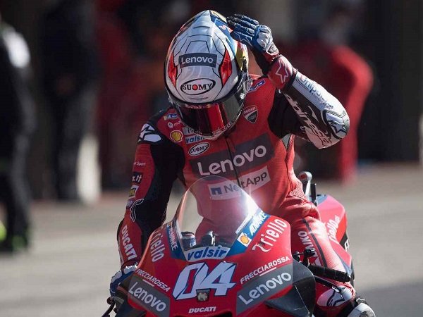 Andrea Dovizioso lega bebas dari tekanan selama jadi pebalap Ducati.