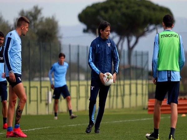 Inzaghi pimpin latihan skuat Lazio jelang vs Udinese