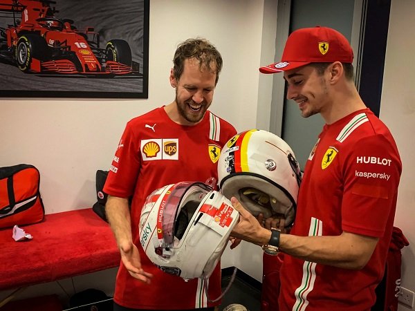 Charles Leclerc apresiasi jasa besar Sebastian Vettel selama ini.