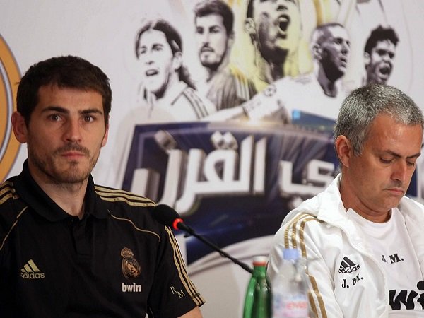Iker Casillas saat masih bersama Jose Mourinho di Real Madrid. (Images: Getty)