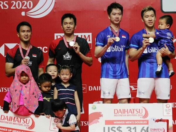 Kevin Sanjaya/Marcus Gideon Menangi All Indonesian Finals