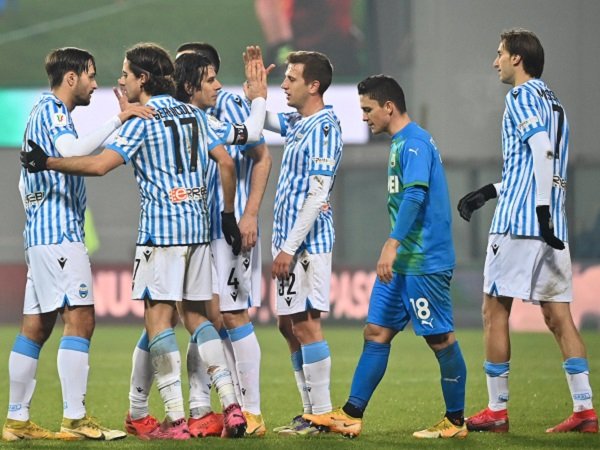 SPAL menghajar Sassuolo dengan skor 2-0 di Coppa Italia.