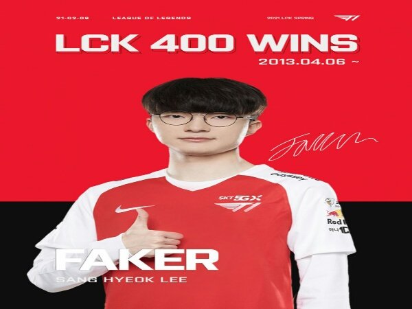 Lee "Faker" Sang-hyeok Bukukan Rekor Kemenangan Terbanyak di LCK