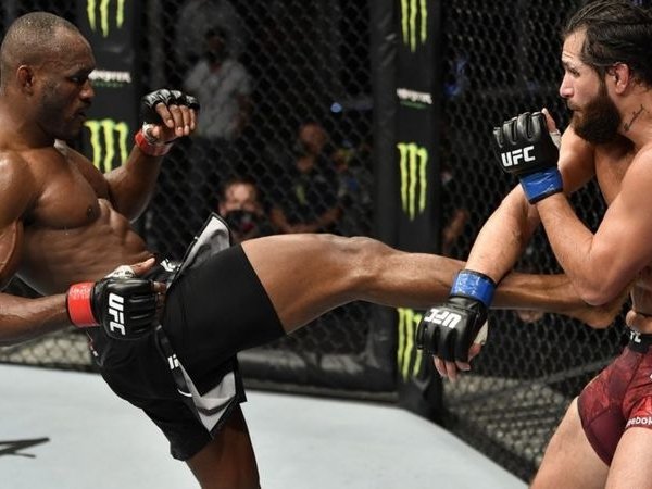 Kamaru Usman kali ini ingin robohkan Jorge Masvidal. (Gambar: Getty)