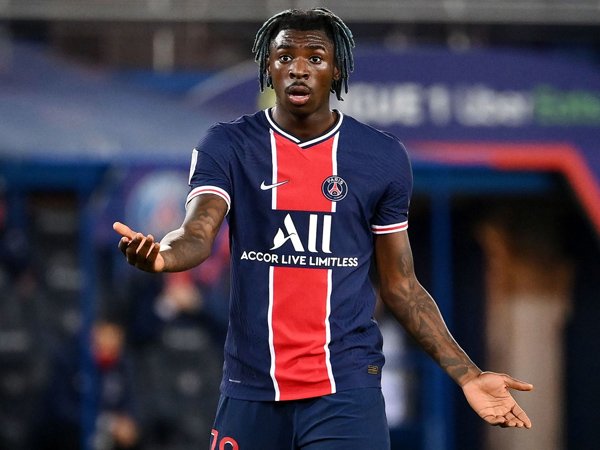 Striker Paris Saint-Germain, Moise Kean.