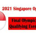 Singapore Open Jadi Turnamen Kualifikasi Olimpiade Tokyo
