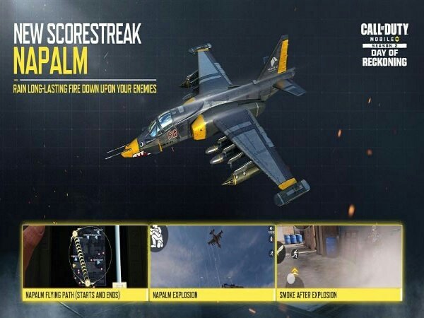 Napalm Scorestreak Modern Warfare Hadir ke Call of Duty: Mobile Season 2