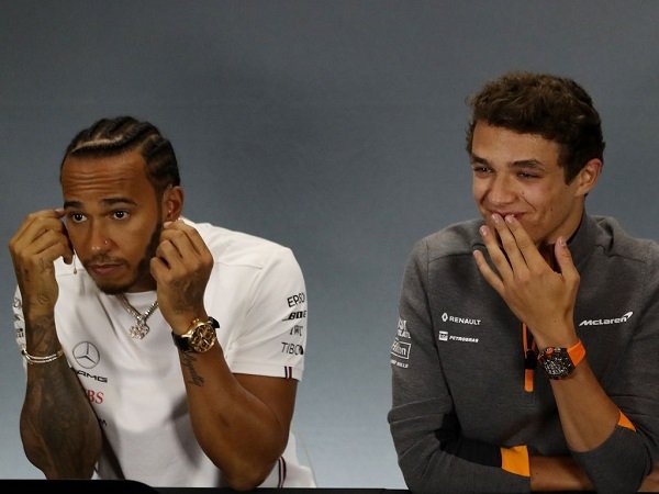 Lando Norris tebak Lewis Hamilton akan tinggalkan F1 setelah musim 2021.