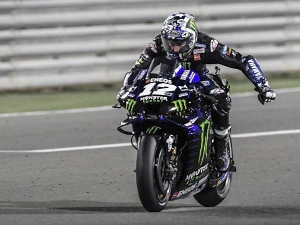 Yamaha, Maverick Vinales di MotoGP Qatar 2021
