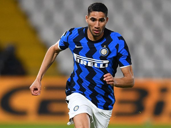 Pemain sayap Inter Milan, Achraf Hakimi.