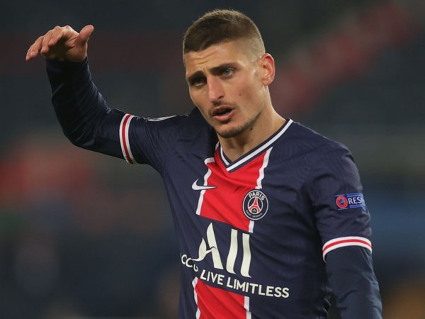 Gelandang Paris Saint-Germain, Marco Verratti.