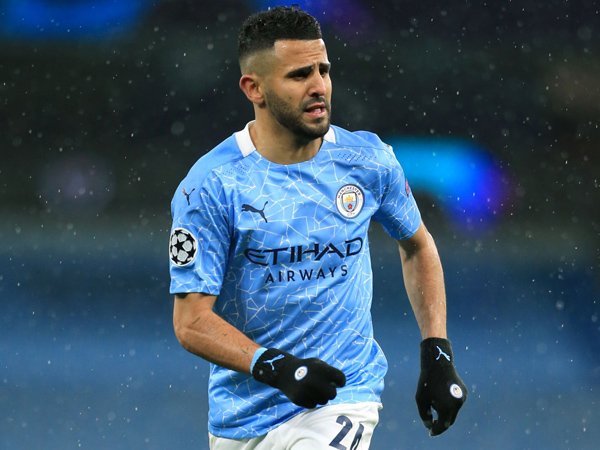 Winger Manchester City, Riyad Mahrez.