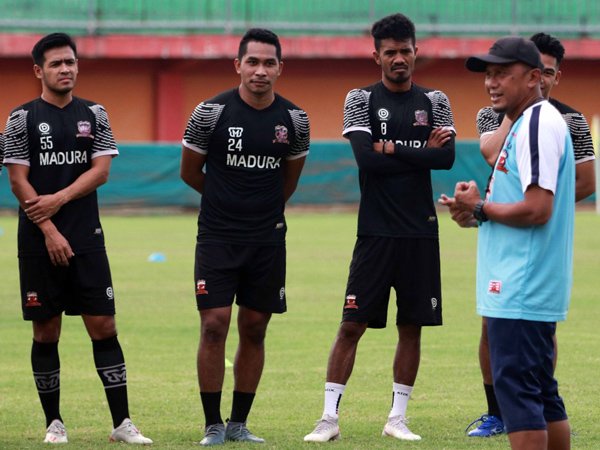 Latihan Madura United usai libur lebaran