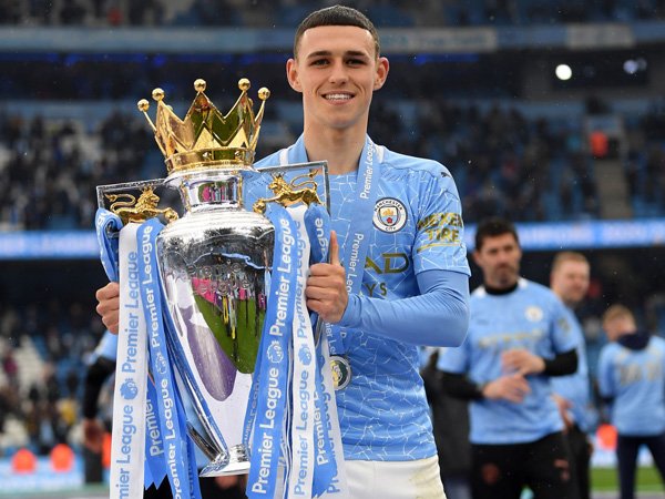 Gelandang Manchester City, Phil Foden.