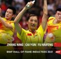 Tiga Legenda China Dianugerahi Penghargaan Hall of Fame oleh BWF