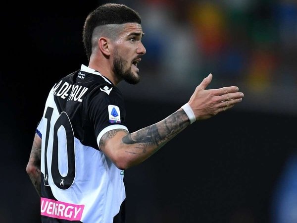 Menurut pemberitaan terbaru yang beredar di Italia, Udinese baru saja menolak tawaran Atletico Madrid untuk gelandang asal Argentina yaitu Rodrigo De Paul / via EPA