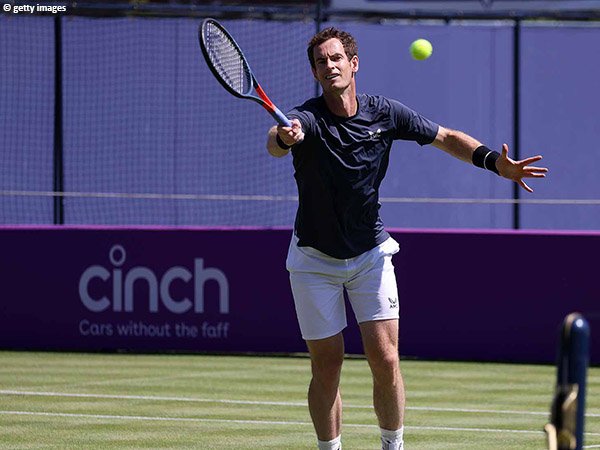Andy Murray awali Queen's Club Championships 2021 dengan melawan Benoit Paire