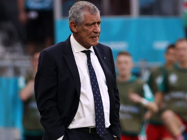 Pelatih timnas Portugal, Fernando Santos.