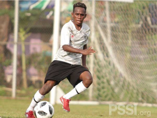 Fransiskus Jekson Bofra saat ikut seleksi timnas Indonesia U-16