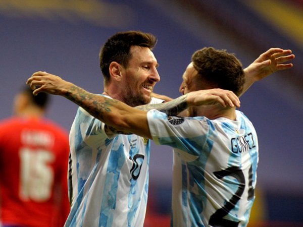 Argentina pastikan tiket lolos ke babak gugur Copa America 2021.