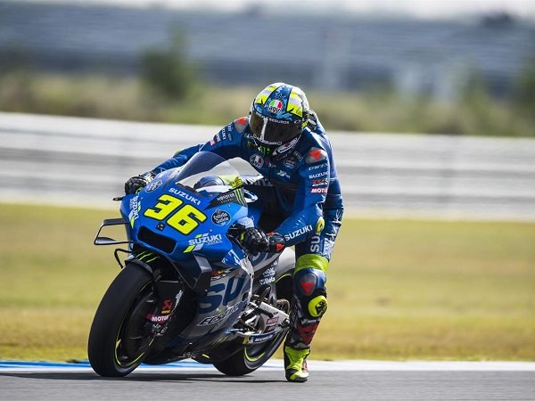 Joan Mir sebut motor Suzuki masih kurang kompetitif.