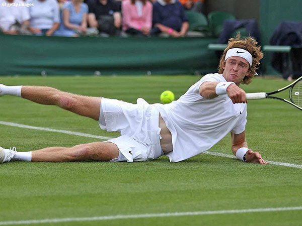 Andrey Rublev kantongi 3-0 di babak pertama Wimbledon