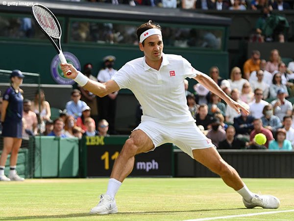 Roger Federer siap tampil di babak keempat Wimbledon untuk kali ke-18