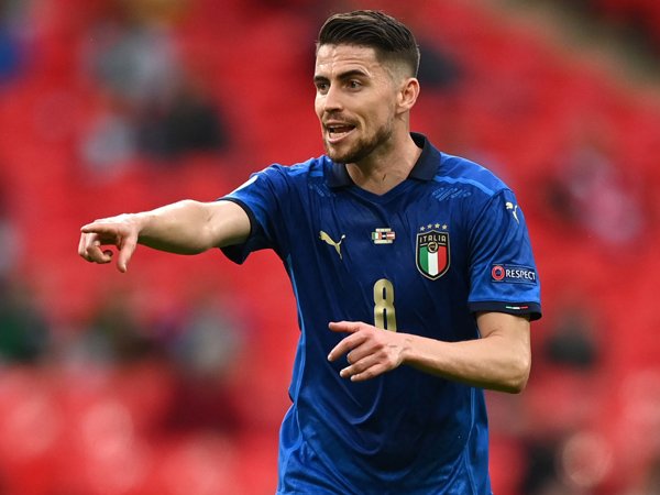 Gelandang timnas Italia, Jorginho.