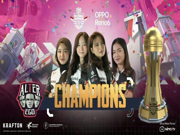 Meski Tanpa WWCD, Alter Ego Dione Sukses Juara PMNC Ladies Battle 2021