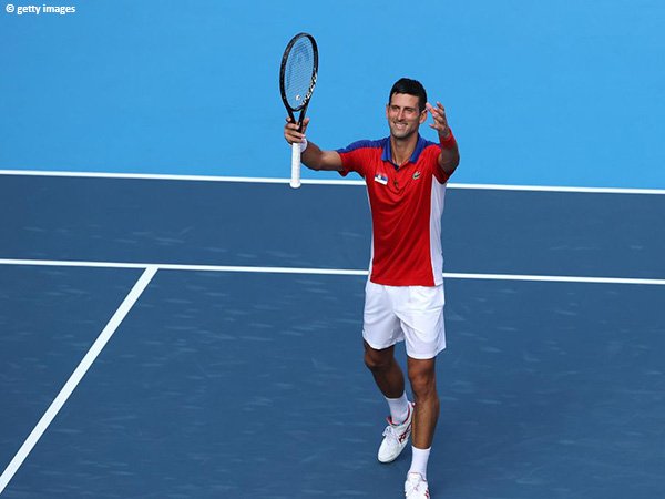 Novak Djokovic meluncur ke babak kedua Olimpiade Tokyo