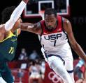 Hasil Basket Olimpiade: Kevin Durant Dorong Amerika Lolos ke Final