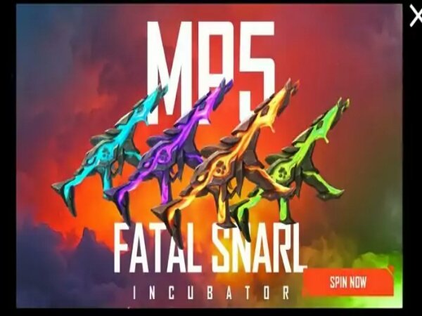 Incubator Terbaru Free Fire Skin MP5 Fatal Snarl Hadir 7 September 2021