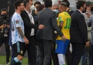 Messi Murka Laga Brasil vs Argentina Dihentikan Petugas