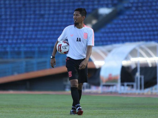 Asisten pelatih Borneo FC, Ahmad Amiruddin