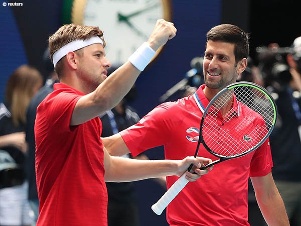 Novak Djokovic siap perkuat Serbia di Davis Cup, klaim Filip Krajinovic