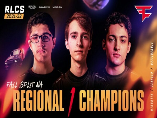 FaZe Clan Raih Trofi RLCS NA Pertama di Kualifikasi NA Fall Regional