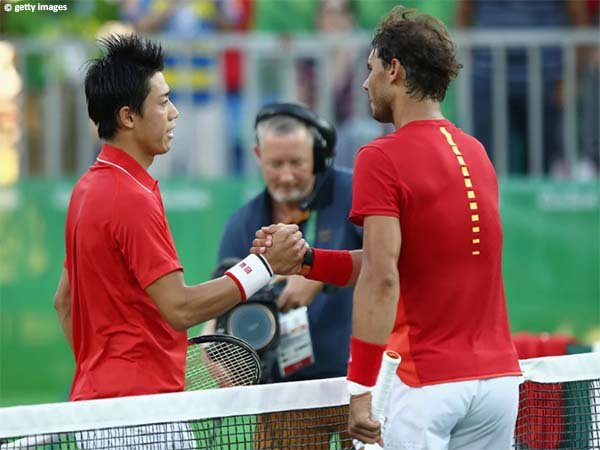 Ini simpati Rafael Nadal terhadap Kei Nishikori yang alami cedera