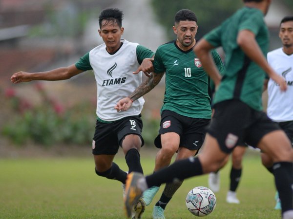 Latihan Borneo FC jelang menghadapi Bhayangkara FC