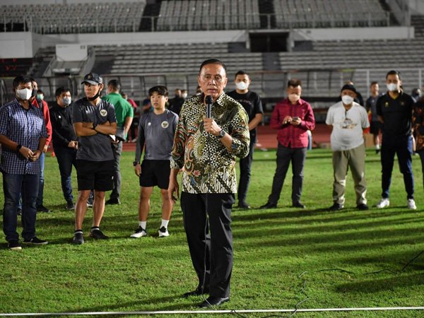 Ketum PSSI Mocahmad Iriawan targetkan timnas Indonesia raih kemenangan di dua laga uji coba