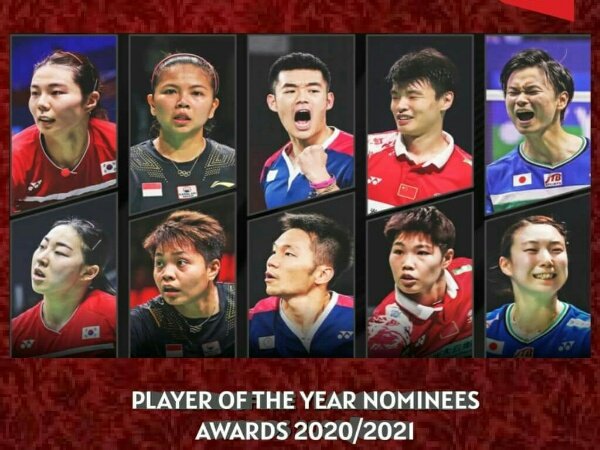 Indonesia Tempatkan 3 Wakil Penghargaan BWF Player of The Year 2020/2021