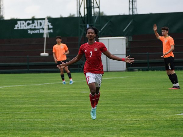 Penyerang timnas Indonesia U-18, Ronaldo Kwateh Jr
