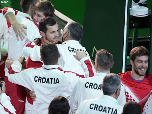 Nikola Mektic dan Mate Pavic pupuskan harapan Italia di Davis Cup Finals 2021
