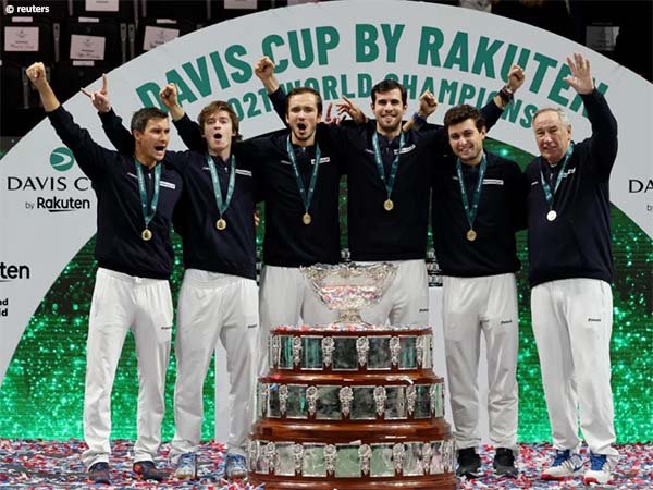Rusia menangkan Davis Cup Finals, para petenis beri ucapan selamat