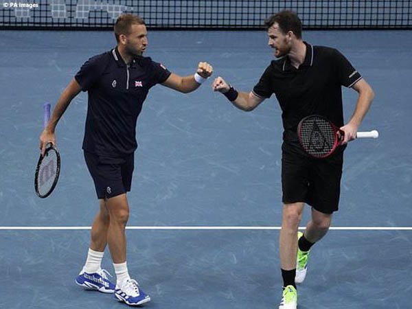 Dan Evans dan Jamie Murray persembahkan kemenangan menentukan bagi Inggris di ATP Cup 2022