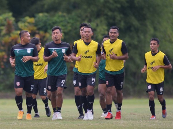 Latihan skuat Borneo FC