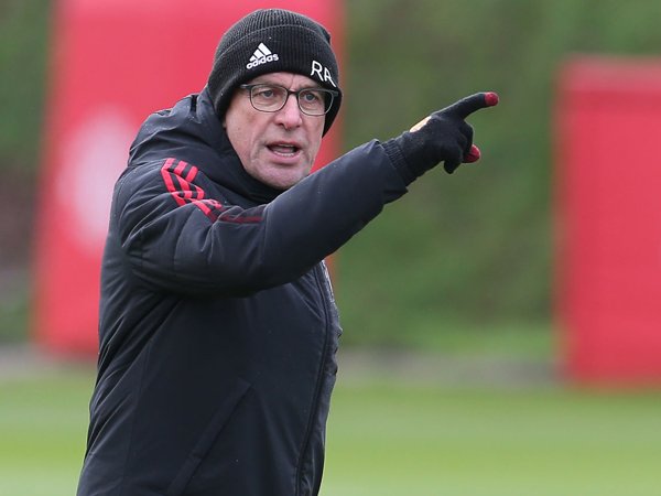 Manajer interim Manchester United, Ralf Rangnick.