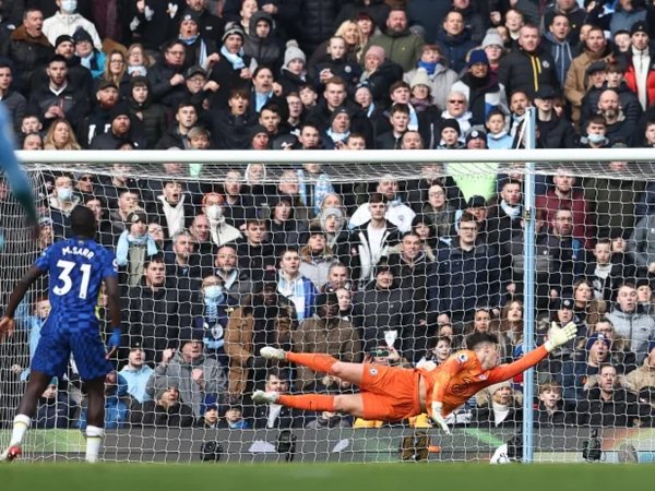 Kevin De Bruyne cetak satu-satunya gol dalam laga Manchester City vs Chelsea (Sumber: Sportimage)