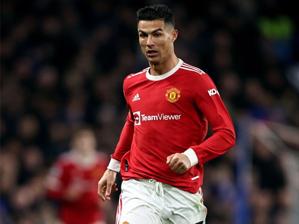 Penyerang Manchester United, Cristiano Ronaldo.